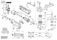 Bosch 3 603 CA2 472 PWS-700-115 Angle-Grinder Spare Parts